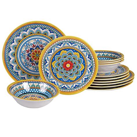 Certified International Portofino Piece Melamine Dinnerware Set