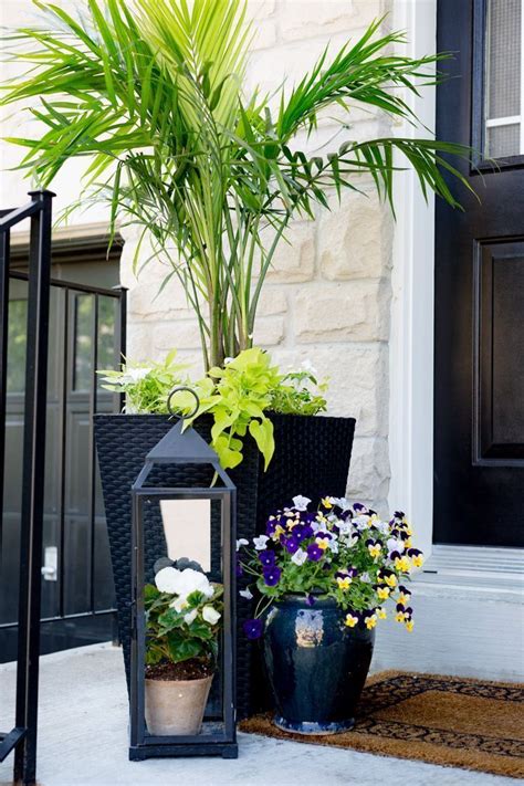 Beautiful Easy Potted Plants Front Porch Flower Pots Front Porch