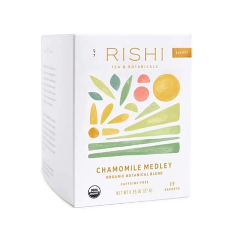 Rishi Tea Organic Botanical Blend Caffeine Free Chamomile Medley