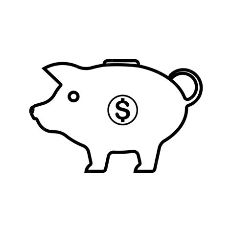 Premium Vector Piggy Bank Icon