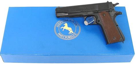 Colt 1911a1 Reissue 45 Acp Caliber Pistol Limited Edition Wwii Re