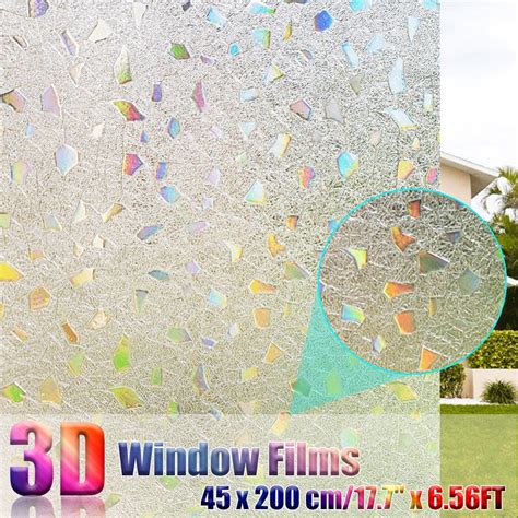 3d Window Films Privacy Film Door Glass Decorative Film Peel And Stick