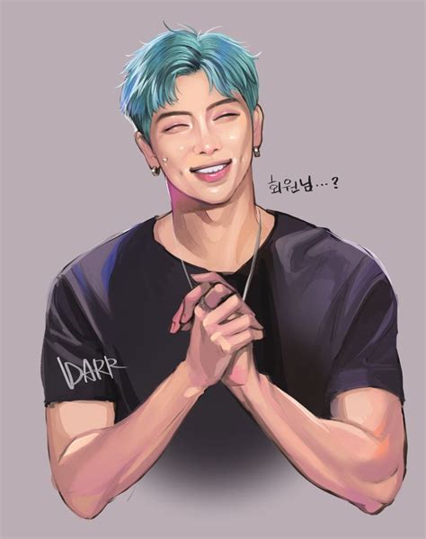 최다르DARR on Twitter Namjoon Bts fanart Foto bts