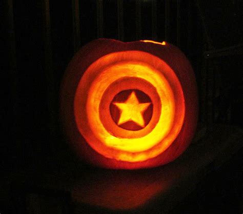 Captain America Jack O Lantern By Toadman005 On Deviantart In 2023 Marvel Pumpkin Carving