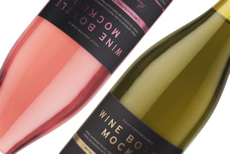 Download Wine Bottle Mockup With Free Sample on Behance
