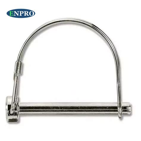 Oem Style Safety Zinc Coated Round Linch Wire Locksnapper D Ring Pin
