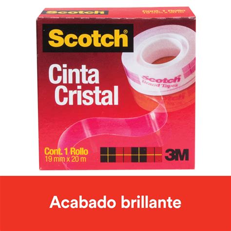 Cinta Adhesiva 3m Scotch 600 Cristal 19 Mm X 20 M