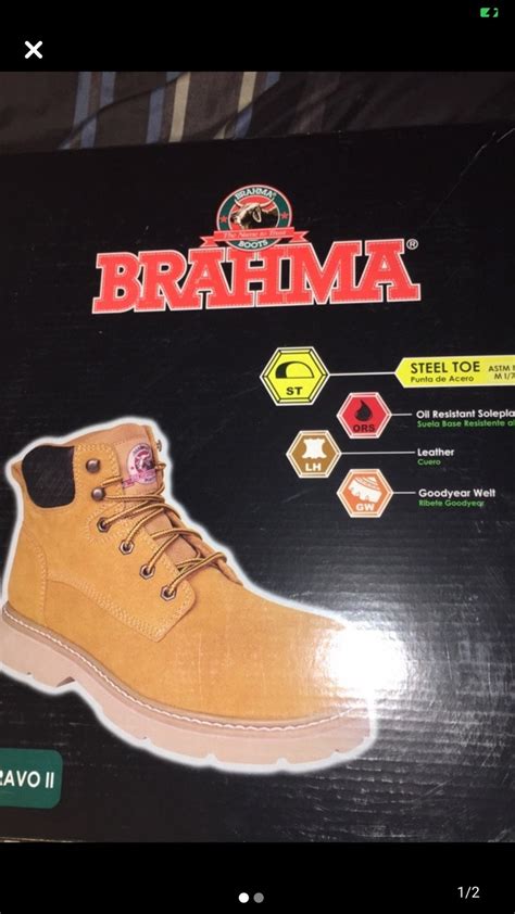 Brahma Steel Toe Translated Boots