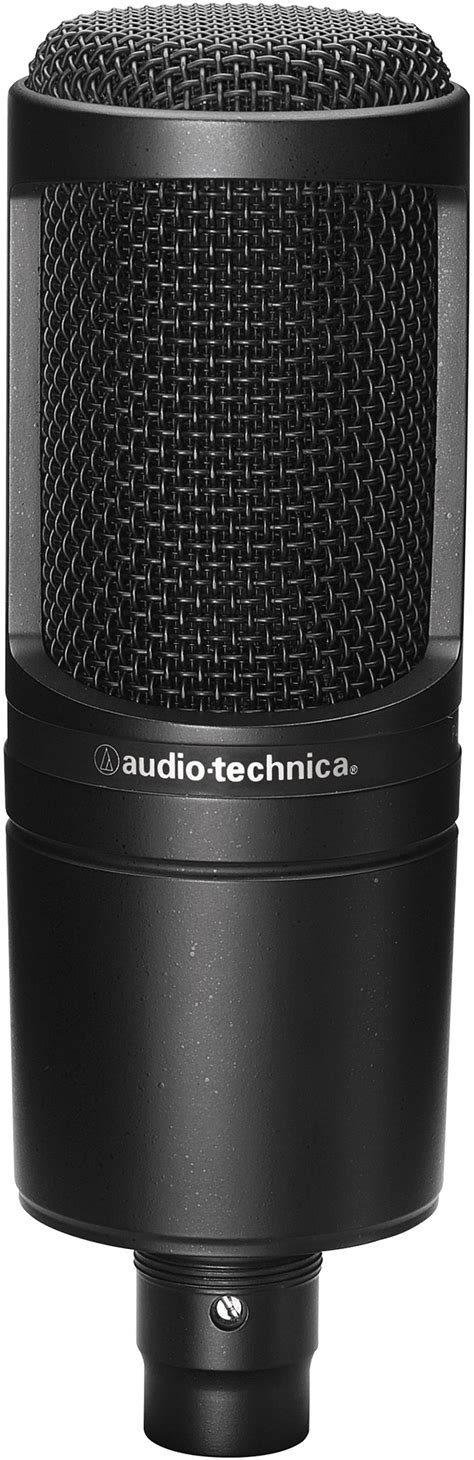 Audio Technica At2020 Cardioid Condenser Microphone With Stand Mount