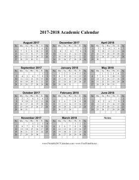 Calendars from past and upcoming academic years. 2017-2018 Academic Calendar Calendar | School calendar ...