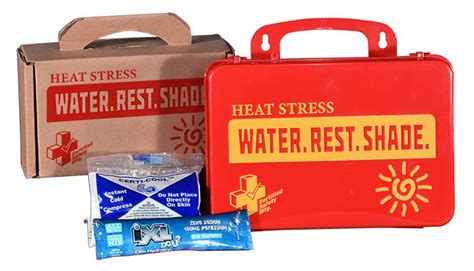 18pr Heat Stress Responder Poly Red First Aid Kit R And R Wholesale
