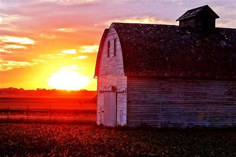 Old Barn With Sunset Old Barn Sunset Photograph By Jeremey Gregg