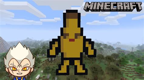 Pixel Art Banana De Fortnite Minecraft Youtube