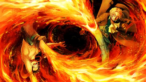 17 sanji one piece wallpaper. Download 3840x2160 One Piece, Ace, Sanji, Fire, Fight ...