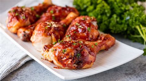 Honey Garlic Barbecue Chicken Drumsticks