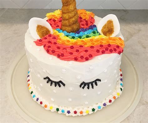Rainbow Layer Unicorn Cake Remodelicious