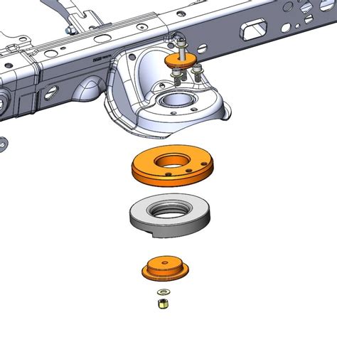 For Gen 3 Ford Raptor Rear Coil Bucket Spacer For 2021 2023 Generation