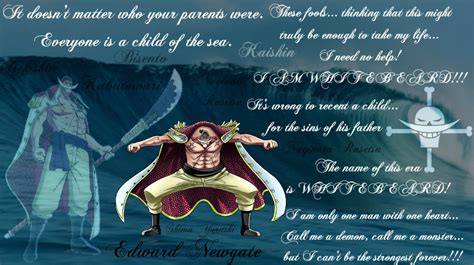 Whitebeard Quotes And Attacks By Roronoazoroonepiece1 On Deviantart