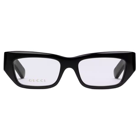 Gucci Cat Eye Frame Optical Glasses Black Gucci Eyewear Avvenice
