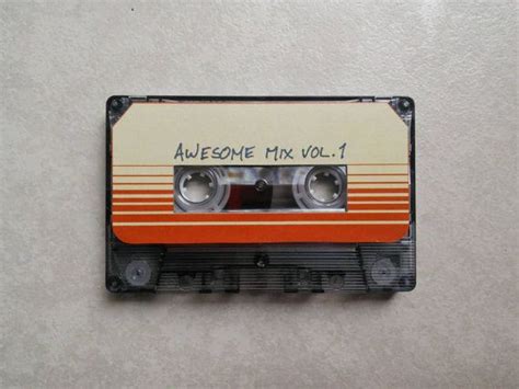 The Awesome Mix Vol 1 Cassette Guardians Of The Galaxy Marvel
