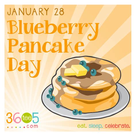 National Blueberry Pancake Day Pancake Day Blueberry Pancakes