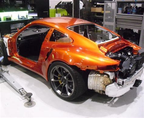 Porsche 911 Gt3 Rs Pdk Strips Exposed Engine Bay Shows 4l Flat Six In