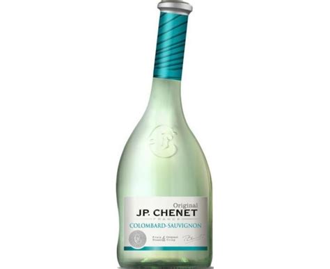 Generally speaking, yes, but by a very small amount. JP Chenet Colombard-Sauvignon white dry wine 0.75L
