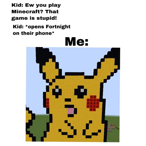 I Made Actual Minecraft Pixel Art For This Meme Vvmemes My Xxx Hot Girl