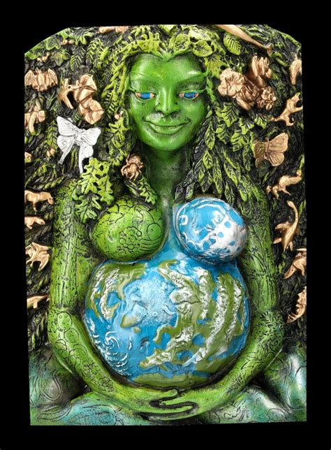 Wandrelief Tausendjährige Gaia Mutter Erde Figuren Shopde