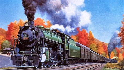 Autumn Trains Wallpapers Wallpaper Cave