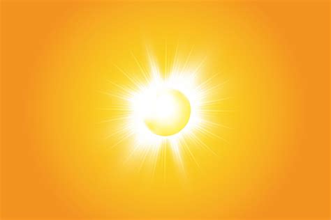Brillante Sol Brillante En Amarillo 1233237 Vector En Vecteezy