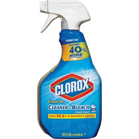 Clorox Bleach Clorox Clean Up Cleaner Spray Fresh Scent 32 Fl Oz Pack