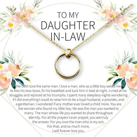 Daughter In Law Necklace Dear Ava Jewelry Necklaces Pendants