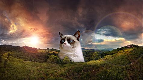 Grumpy Cat Meme Hd Wallpaper 4k Ultra Hd Hd Wallpaper