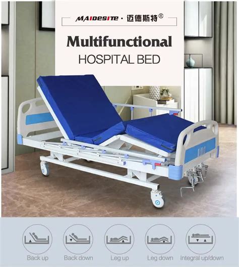 M Adjustable Three Functions Hospital Bed For Elderly Sale To Philippines Malaysia Asia For