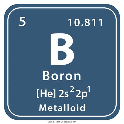 Boron Facts Symbol Discovery Properties Common Uses