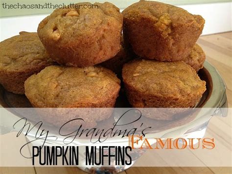 My Grandma S Famous Pumpkin Muffins Recipe Pumpkin Muffin Recipes