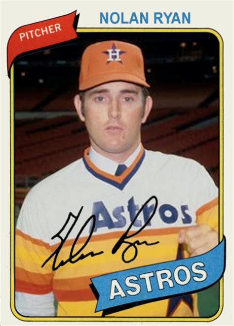 Cards That Never Were 1980 Topps Nolan Ryan