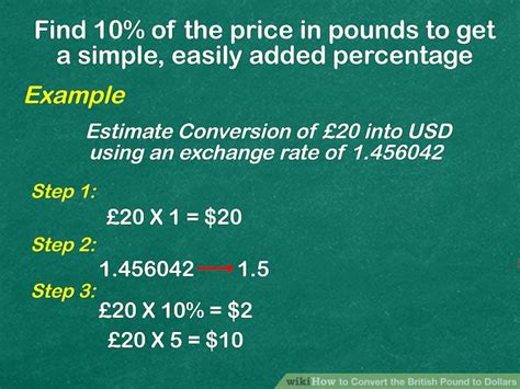 How To Convert The British Pound To Dollars 11 Steps