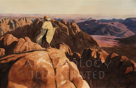 Moses On Mount Sinai On A Memorable Occasion View Based On Actual
