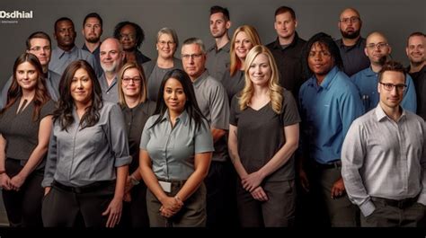 Premium AI Image A Group Of People Standing In Front Of A Gray Background