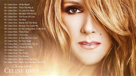 Celine Dion Greatest Hits Full Album Live 2018 Best Of Celine Dion Youtube Music