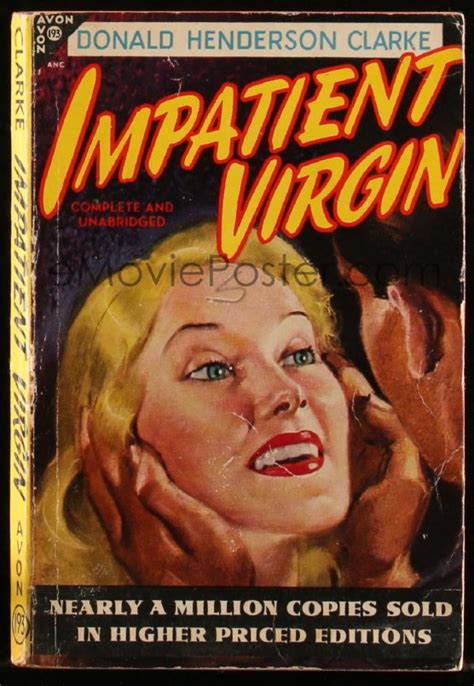 4t1386 Impatient Virgin Paperback Book 1949 Great Cover Art Of Beautiful