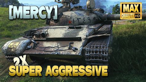 Obj 140 2x Super Aggressive Mercy World Of Tanks Youtube