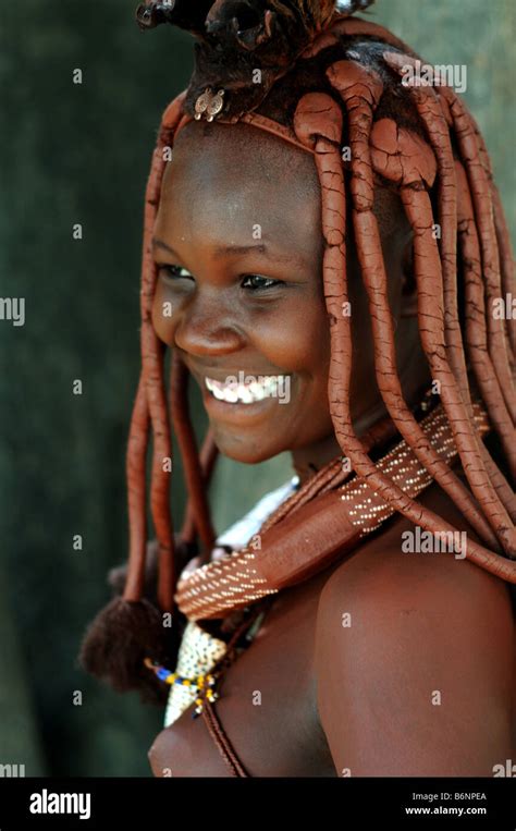 Himba Mädchen Opuwo Namibia Stockfotografie Alamy