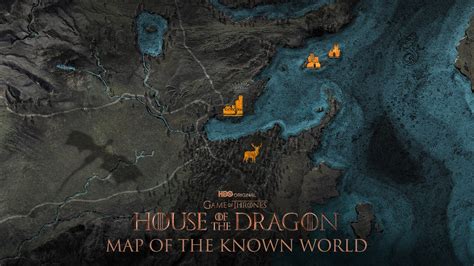 House Of The Dragon Map Of Westeros And Essos