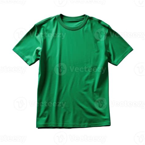 Green T Shirt Mockup Isolated 26431496 Png