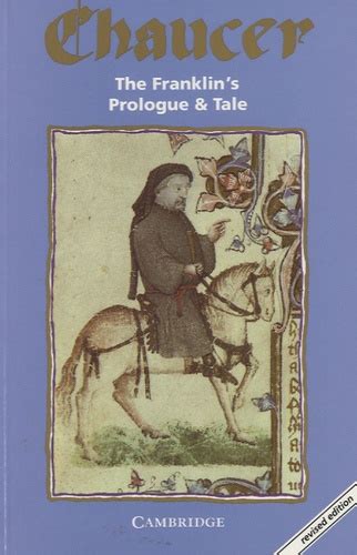 The Franklins Prologue And Tale De Geoffrey Chaucer Livre Decitre