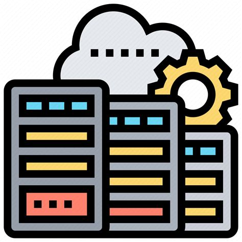 Center Data Mainframe Server Storage Icon Download On Iconfinder