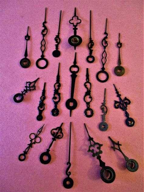 19 Small Antique Mixed Metals Fancy Clock Hands For Your Clock Etsy